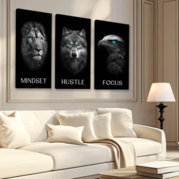 Motivational Canvas Art Print Set