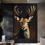 Kotart-Deer-in-Forest-Canvas-Painting-Large-Canvas-Art-for-Living-Room-Bedroom-Wall-Decor