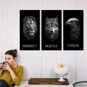 Motivational Canvas Art Print Set