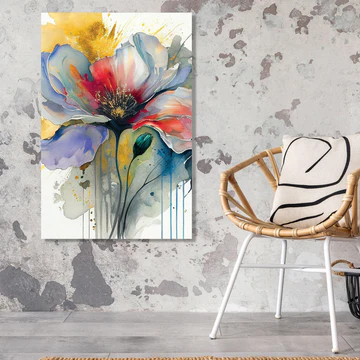 Kotart-Vibrant-Flower-Bloom-Canvas-Art-Painting-Modern-Colorful-Floral-Canvas-Art