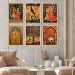 Traditional Wall Art Canvas Set India