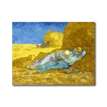 Van Gogh Rest From Work Painting