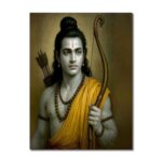 Lord Shri Ram Religious Art Canvas Painting