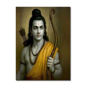 Lord Shri Ram Religious Art Canvas Painting