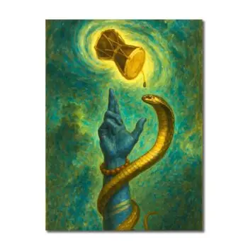 Lord Shiva Canvas Painting