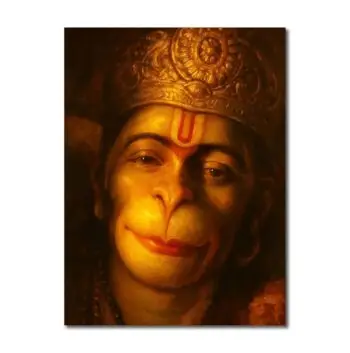 Hanuman Ji Canvas Painting