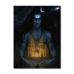 Lord Shiva Mahadev | Neelkantha | Religious Art Canvas Painting