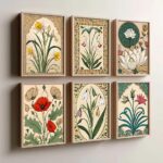 kotart Premium Digital Madhubani Art Paintings with Frame for Home Decor - Wall Painting for Bedroom Living Room Hotel Wall Decor - Pack of 6 (13x17, painting for wall decoration)